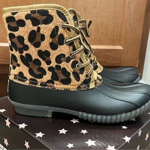 NWT simply southern cheetah print boots